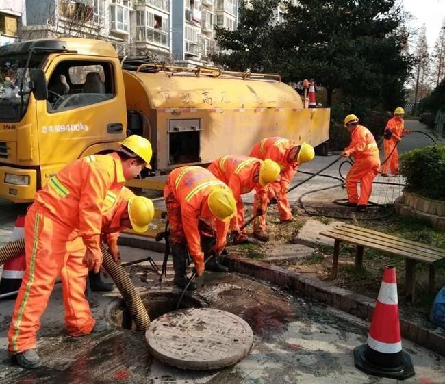 瑞溪镇市政管道清淤